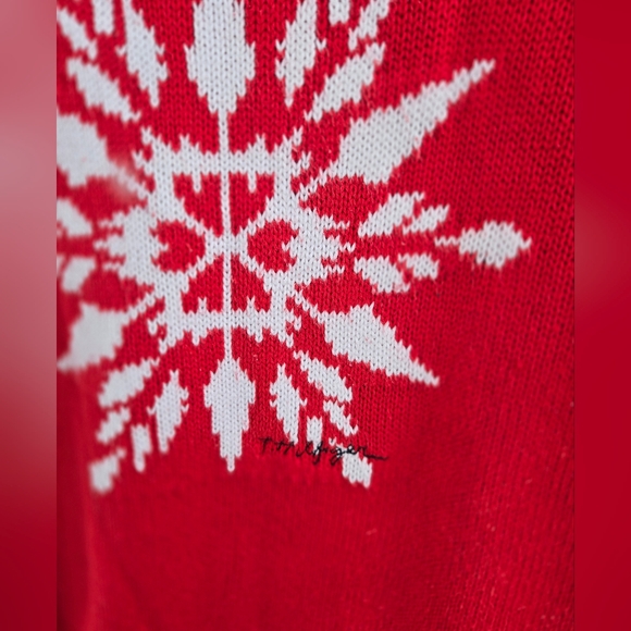 Red Snowflake Sweater - Picture 3 of 5
